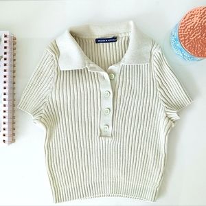 Brandy Melville Bridget Knit Crop Top